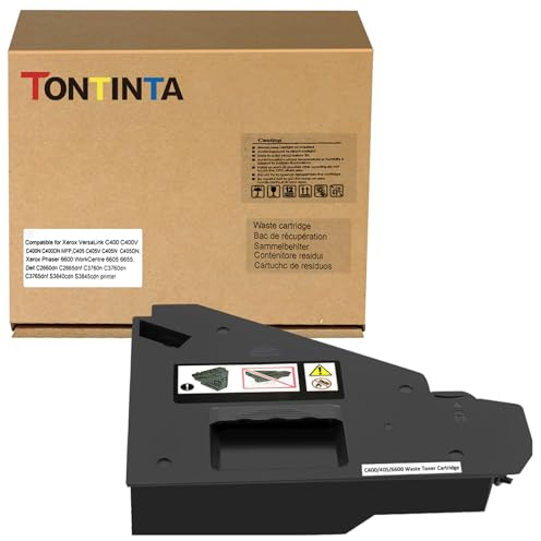 TONTINTA C400 C405 108R01124 Sammelbehälter Resttonerkartusche 30000 Seiten für Xerox Phaser 6600 WorkCentre 6605 6655 VersaLink C400N C400DN C405N C405DN Dell C2660 C2665 S3840 Drucker