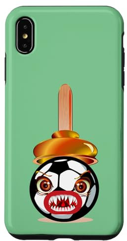 Fußball Installateur Pömpel Saugglocke Klempner Hülle für iPhone XS Max