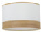 Pantalla Pie Salon Cloe E27 Blanca/madera-clara 40dx40dx20h