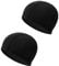 2 Pcs Cuffia da Nuoto Unisex per Donne e Uomini - Elastica, Nera, in Tessuto per Adulti