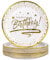 50 Pièces Assiette Jetable 18cm, Blanc Assiettes en Carton Vaisselle Jetable pour Barbecue Anniversaire Fête Douche de Bébé Mariages (Blanc, 18cm)