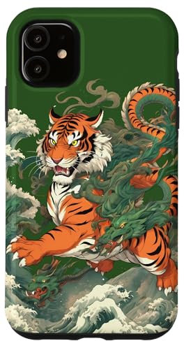 Tiger and gost dragon Case for iPhone 11