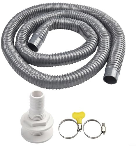 ZAMETTER Yacht RV Bilge Pump Drain Hose Kit Heavy Duty Bilge Pump Hose Kit For Boats(1-1/8 inches)