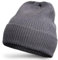 Apikuna® Alpaka Wollmütze aus 100% feinster Baby Alpaka Wolle (Grau) – Gestrickte Mütze für Damen & Herren – Warm, weich und atmungsaktiv für Herbst & Winter