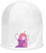 KarolioZonas Pink Girl Crown Unisex dünne Baumwolle dehnbar weiß Slouch Beanie weiß, weiß, Einheitsgröße