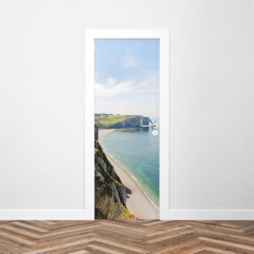 Sticker Porte Plage d'Étretat 204 x 73 cm