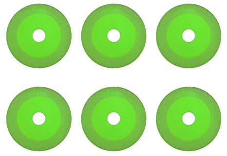 Disco Taglio per Vetro 6 Pezzi Disco Taglio per Vetro Ultra, Dischi Taglio Disco Abrasivo Diamantato Fine Lama Taglio in Ceramica per Taglio di Piastrelle in