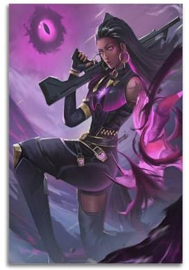 ASDASDHBW Valorant Spielposter, 16 Poster, dekorative Malerei, Leinwand, Wandposter und Kunstdruck, moderne Familienschlafzimmer-Dekoration, Poster, 50 x 75 cm