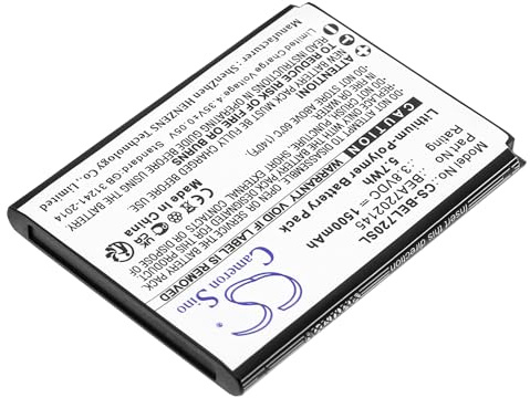 TCTK Akku 1500mAh Kompatibel mit [Bea-fon] SL720, SL720i, SL720iEU001B Ersetzt BEA7202145, SL720, SL720i FBA