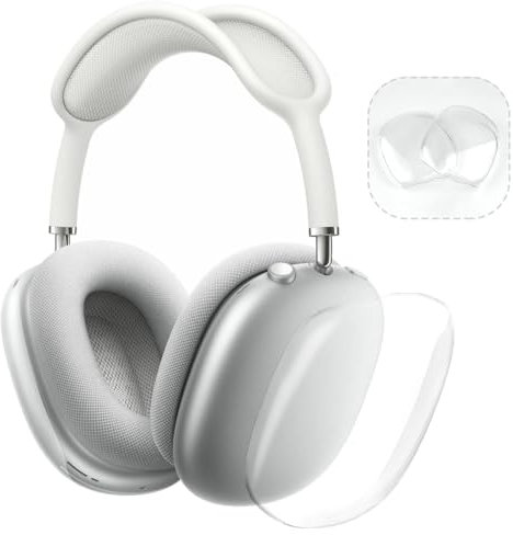 Hülle für Aipods Max, Transparent Hülle, Schutzhüllen Stoßfest, Kratzfest, Durchsichtige, Zubehör für Apple AiPods Max(Kristallklar)