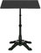 blumfeldt Bistrotisch – 60x60 cm Marmortischplatte, Wetterfest, Gusseisenfuß, Jugendstil-Design, Outdoor & Indoor, Stabiler Stand