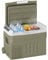 Outsunny Nevera Portátil Eléctrica 30L Refrigerador de Coche -20℃ a +20 ℃ 12V/24V Mini Frigorífico con Ruedas Compresor Pantalla LED Táctil para Hogar Camping Viajes Automóvil 61x39x41,5 cm Verde