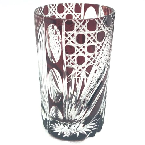 Agave de Juvia Kiriko, Shot Glass, Sake Bottle, Glass, Gift, Present, Retirement Gift, Kiriko Artist, Traditional Japanese Method