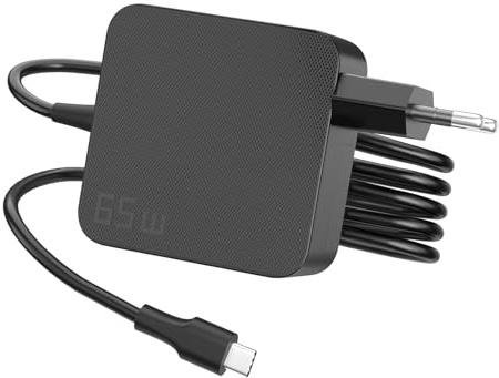 65W USB C Laptop Charger for Lenovo Thinkpad Yoga HP Elitebook Spectre Dell Latitude MacBook Pro ASUS Chromebook Samsung 20V 3.25A Type C PD Wall Fast Power Adapter