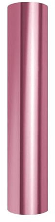 SCULPFUN Rose Gold Hard Mirror Metallic Heat Transfer Vinyl Roll 12×6ft, Mirror Rose Gold HTV Iron-On Vinyl for T-Shirts, Clothing, Bags, Shoes and DIY Crafts