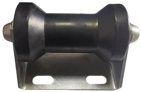 Ensemble de galets de quille pour bateaux - Système de roulettes avec support fixe en acier galvanisé, pièces de fixation pour remorque de bateau | Accessoire de bateau au design moderne et de