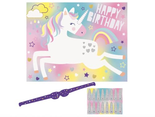 Unique Party - Juego de Fiesta Unicornio para 16 (72499) , color/modelo surtido