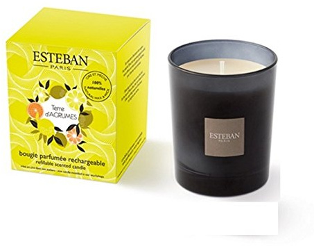 Esteban Paris Refillable Scented Candle 170g TERRE D'CITRUS