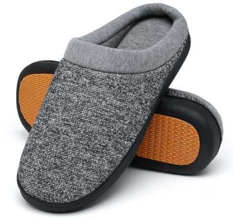 Mishansha Pantofole Uomo Donna Invernali Memory Foam 36-49 EU | Ciabatte da Casa, Pelose Calde, Comode, Antiscivolo, Interno, Esterno