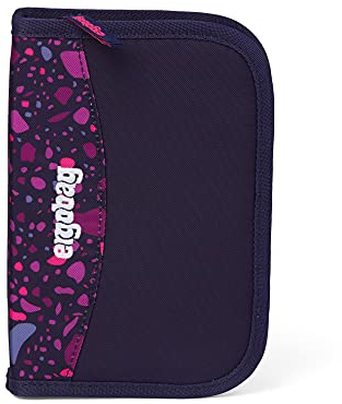 ergobag Federmäppchen - Set 22-teilig, Lyra Buntstifte, Stundenplan-Fach, Kleingeld Fach, Lineal PferdeflüstBärer - Dunkelblau