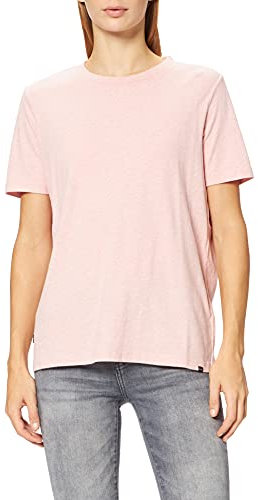 Superdry Damen Vintage Logo EMB Tee T-Shirt, Soft Pink Marl, M
