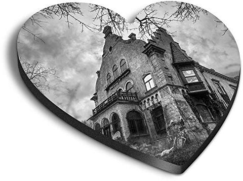 1 x Heart MDF Magnets - Haunted Hill House Horror Movie 37108