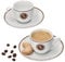 Ritzenhoff & Breker Kaffee-Serie Authentic Italian Größe Espresso-Set 4 TLG. Caffe Authentic Italian