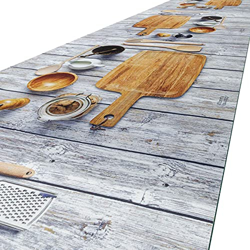 ANRO Küchenteppich Küchenläufer Teppich Läufer Küche waschbar rutschfest Cucina New Abwaschbar 100 x 52cm