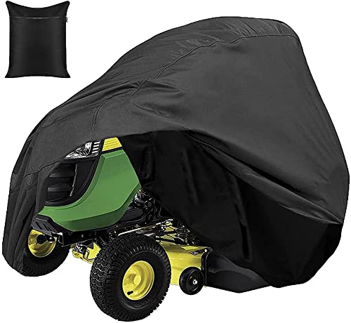 Skyour Cubierta impermeable para cortacésped, cubierta para tractor, almacenamiento al aire libre, polvo, nieve, para montar en el césped, cubiertas protectoras para cortacésped, 54 x 26 x 35 pulgadas