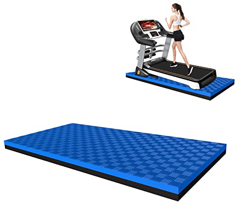 V3VOGUE Laufband Matte Sportgeräte Matten, rutschfeste Unterlegmatte Schalldämmung, Extra Wiederstandsfähige, Multifunktionsmatte Für Trainingsgeräte Wie Crosstrainer, Laufban