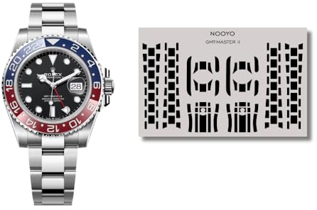 NOOYO Schutzfolie für Rolex GMT-Master II Schutz für Gehäuse, Schließe und Armband Ref: 116710LN, 116710BLNR, 116713LN, 116718LN, 116719BLRO, 126710BLRO, 126710BLNR, 126719BLRO, 126711CHNR, 126715CHNR