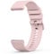 Wanme 20mm 22mm Uhrenarmbänder für Damen Herren, Silikon Armband, Schnellverschluss Uhrenarmband, Wasserdichtes Sport Ersatzarmband, Flexibles Verstellbares Armbänder, 20mm Rosa
