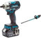 Makita DTW300RTJ Schlagschrauber 18 V / 5,0 Ah, 2 Akkus + Ladegerät im MAKPAC & DUH751Z Akku-Heckenschere 75 cm 18 V (ohne Akku, ohne Ladegerät)