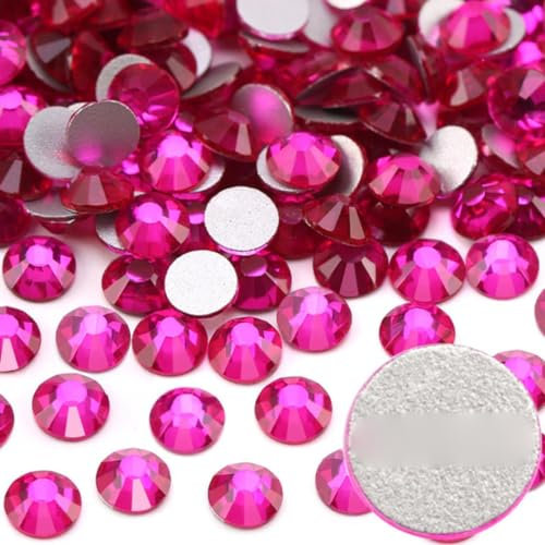 SS6-SS30 Non Hotfix/Hotfix Rhinestone for Nail Art Flatback Crystal Rhinestones Decorations Strass Fabric Garment Clothes-Non hotfix-Glue on,SS30-288pcs