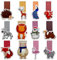 Juxtaposia Lesezeichen Magnetisch Kinder,12 Stück Magnetische Lesezeichen,Niedliches Tier Magnet lesezeichen,Thema Tiere Bookmark, Eignung Für Schüler, Junge, Mädchen, Buchliebhaber.