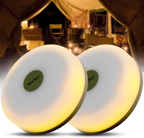 ELLASAY Camping Lichterkette, Außenlichterketten mit 5 Beleuchtungsmodi, 30s Wiederherstellung, Langlebig und Wasserdicht, USB-Ladung - 10M Tragbare Campinglampe für Camping, Garten und Wandern(2PACK)