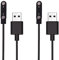 XIMAND - Cable de carga magnético de 2 pines, 7.62 mm X1, conducción ósea de oído abierto, cable de carga USB de repuesto, cable inalámbrico para auriculares Bluetooth, paquete de 2 (2 pines)