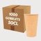 COVR Gobelets kraft (50cl - 16oz / 1000 unités)