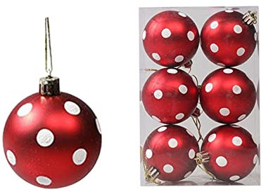 Big Christmas Balls - Christmas Balls for Tree, Christmas Ornament Balls, Christmas Ornaments 2.37 Door Beads Heart