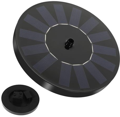 Toddmomy Pools Garten Hof Vogel Bad Solar Panel Wasserpumpe 3 Brunnen Verwenden