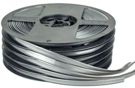 Anevous 6m Dichtungsband Selbstklebend, 8 mm Fugendichtungsband, PVC Wasserdicht Klebeband, Anti-Kollision Dichtungsband für Küche, Badezimmer, Wandecke, Toilette,Hellgrau