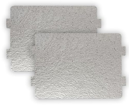 2 Pezzi di Placche in Mica Universali per Microonde,Pannelli di Ricambio Resistenti ad Alta Temperatura per Microonde da Cucina, Adatte agli Elettrodomestici e ai Microonde,Facili da Installare 
