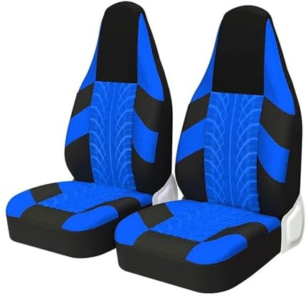 RVEVFBKBAL Auto Autositzbezüge Sitzschutz Universal Für Toyota Für Aygo 2007(Blau 2 STK)
