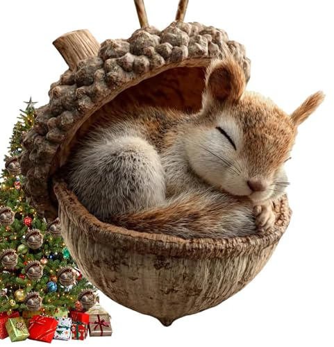 Nevalerra Weihnachtsdekoration Mit Tierfiguren - 2D Acryl Festliche Dekoration - Heimdekoration Festliche Ornamente,Für Wohnzimmer Schlafzimmer Wand Kamin Fensterbank Garten Hinterhof Haustür