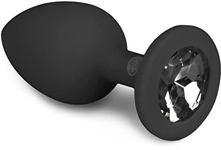 Diamond Analplug klein - schwarz