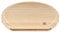KAI Shun Wendebrett Hinoki D-Type - Beidseitig verwendbar, Rückseite mit Saftrinne - Japanische Zypresse - Abmessung 36 x 33 x 2,5 cm Schneidunterlage Holzbrett zum Schneide