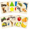 Spielzeug Puzzle ab 1 2 3 Jahre - 6 Montessori Holzpuzzle Spiele für Kinder ab 4 5 - Steckpuzzle Geschenk für Baby Mädchen and Junge