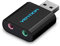 VENTION Carte Son Externe, Adaptateur USB Audio Jack 3,5mm Carte Son USB Plug Play, Boîtier en Aluminium, Compatible avec PC, MacBook, PS5 PS4 Raspberry Pi Casque Gamer Enceinte Microphone Mac