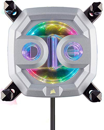 Corsair Hydro X Serie, Xc9 Rgb Waterblock per Cpu per Intel Lga 2011/2066 o Amd Str4 Socket (Raffreddamento senza Compromessi, Personalizzabili Illuminazione Rgb, Semplicità Installazione) Cromato