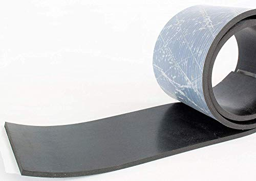 Gummistreifen selbstklebend 2000x40x5mm Hartgummi Vollgummi Gummiauflage Gummiplatte Gummimatte